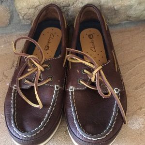 clarks deck shoes women